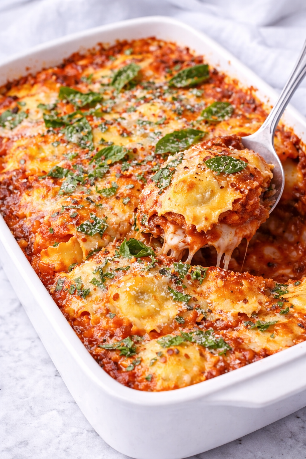 Easy Weeknight Ravioli Lasagna: No-Boil Shortcut Recipe